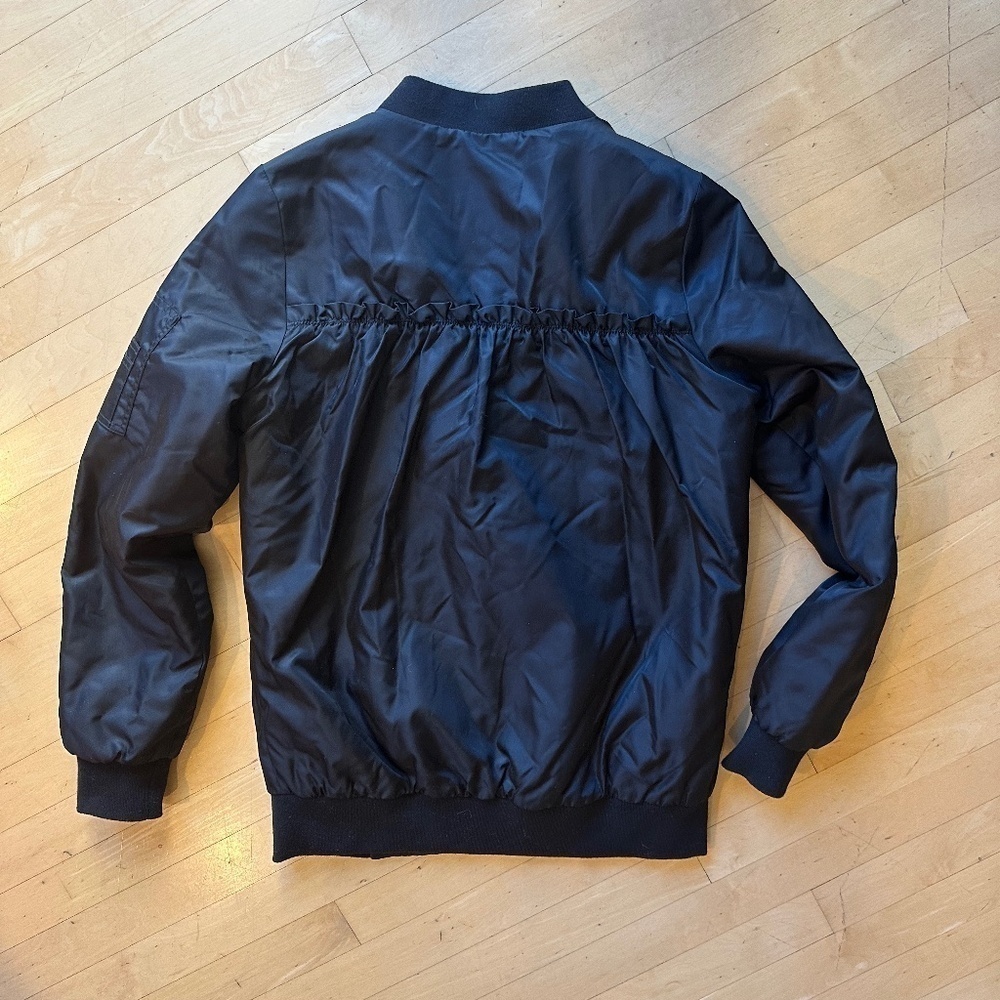 Katherine Barclay Black bomber Jacket, S, CB2187 - Picture 6 of 7
